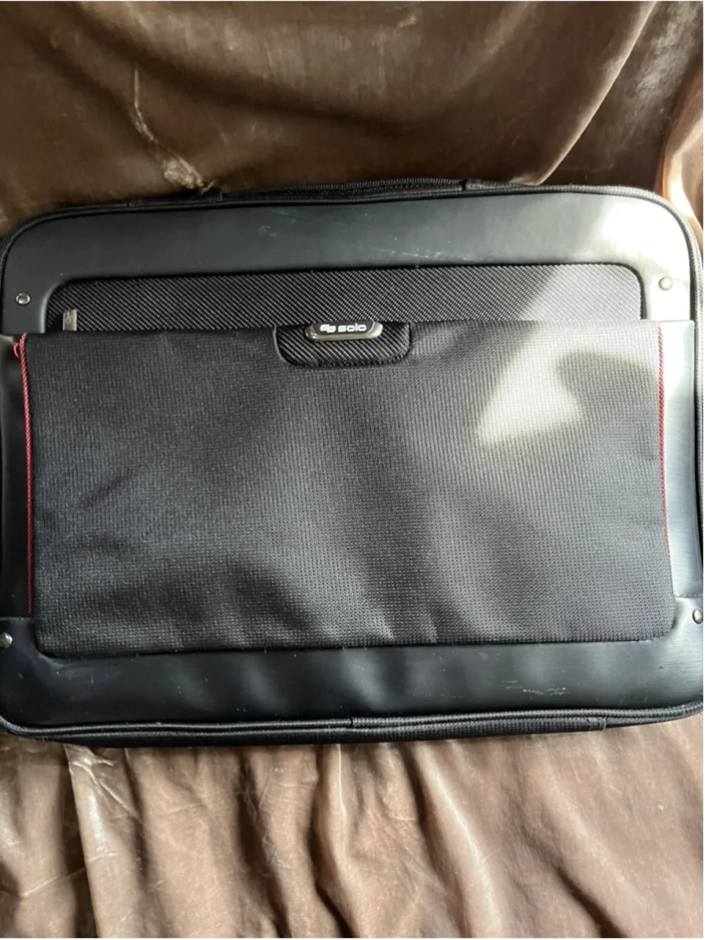 Solo Red Padded Laptop Computer Case BRAND NEW SEE PHOTOS , NICE